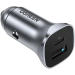 فندکی شارژر UGREEN دوپورت 30 وات — Power Delivery - تصویر 2