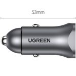 فندکی شارژر UGREEN دوپورت 30 وات — Power Delivery - تصویر 3