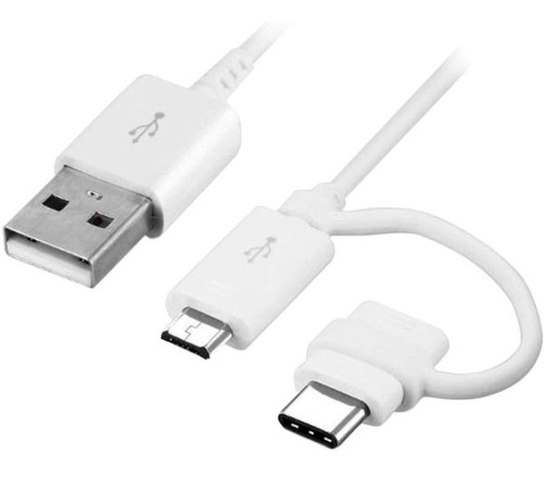 کابل شارژ USB-A به Type-C + Micro-USB | حدود 1 متر - تصویر 5