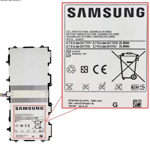 باطری اصلی تبلت N8000-P5100 - تصویر 4